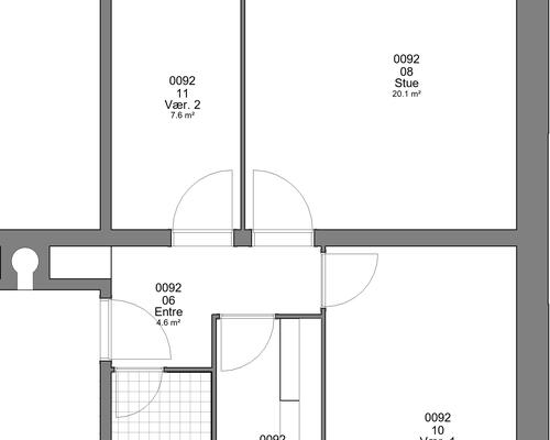 3 værelses lejlighed i Haderslev