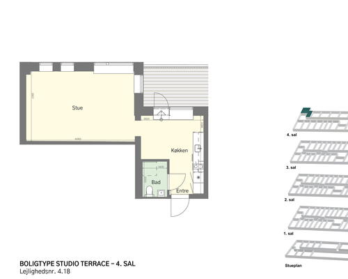 UNIKKE & RÅ STUDIOS PÅ AMAGERBRO MED FITNESS, TAGTERRASSE OG MEGET MERE!