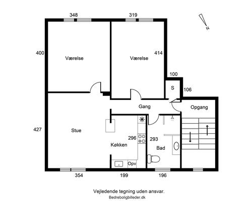 Stor 3-værelses i Skolegade