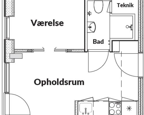 2-værelses lejlighed i hjerte af Amagerbro!