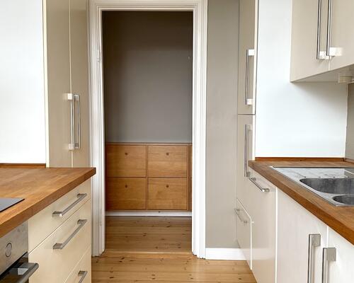 Skøn lejlighed med dejlig sydvendt altan