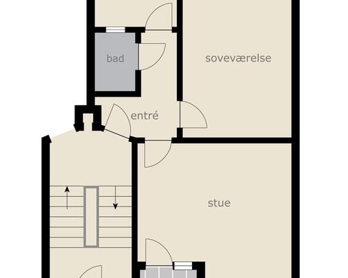 2 værelses lejlighed i Aalborg