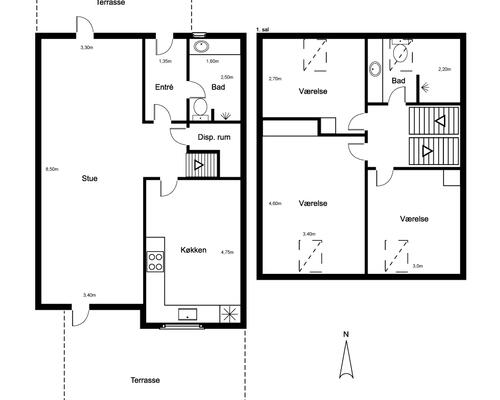 4 værelses hus i Sønderborg
