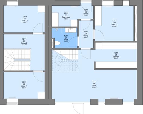 4 værelses lejlighed i Ringkøbing