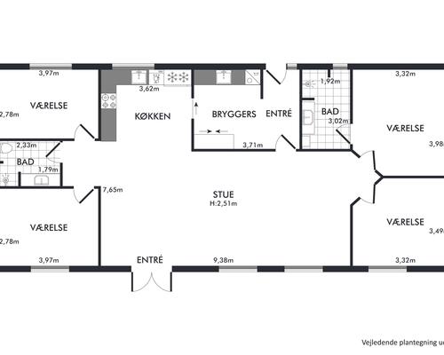 Eksklusiv nyopført landvilla til leje med unik beliggenhed ved Barfredshøj Herregård i Torslunde