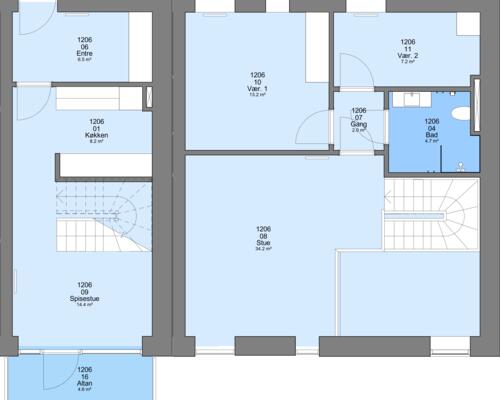 3 værelses lejlighed i Ringkøbing