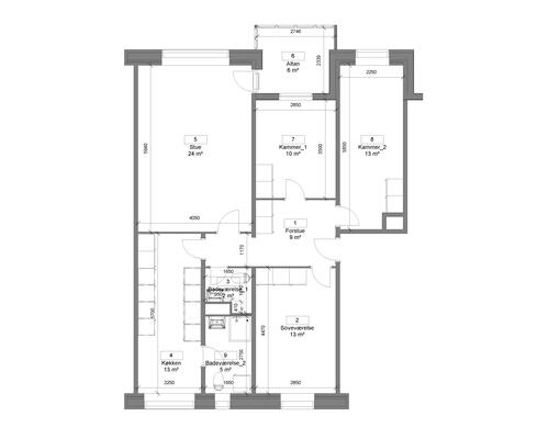 4 værelses lejlighed i Nørresundby