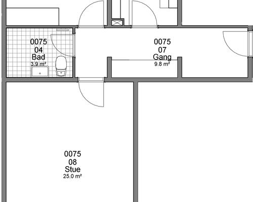 2 værelses lejlighed i Haderslev