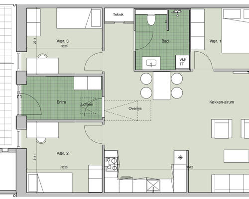 4 værelses hus i Ringsted