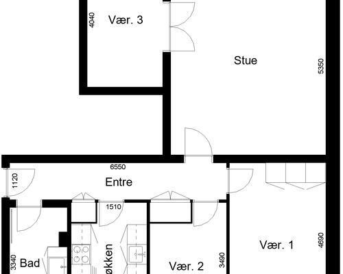 4 værelses lejlighed i Toftlund