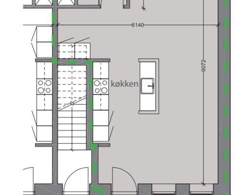 1 værelses lejlighed i Glostrup