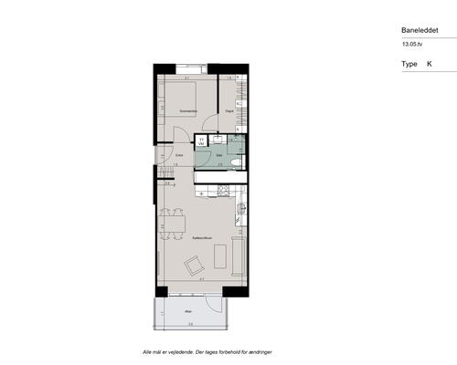 Skøn og funktionel 2-lejlighed med masser af lys, moderne faciliteter og stor altan med udsigt til hyggeligt villakvarter - Ingen bindingsperiode!
