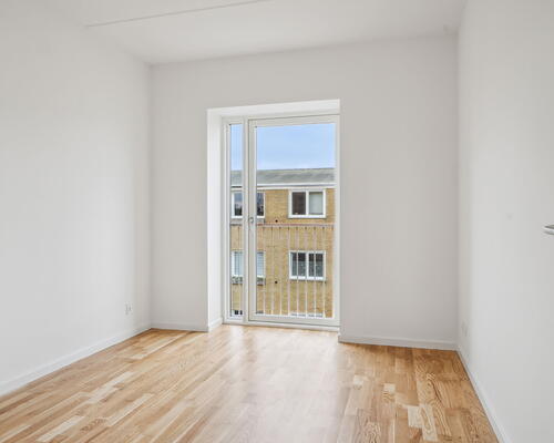 Fløjhusene - Bygning E - Lys 3-værelses lejlighed i høj kvalitet med altan