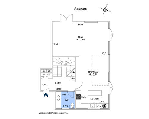 5 værelses hus i København Ø