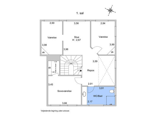 5 værelses hus i København Ø