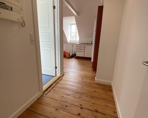 Hyggelig taglejlighed med hems