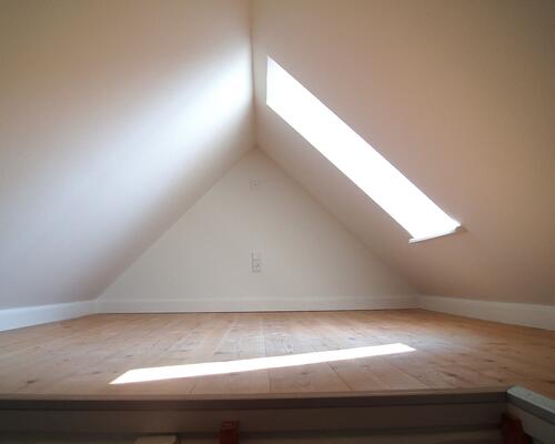 Hyggelig taglejlighed med hems