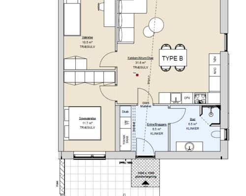 3 værelses hus i Holstebro