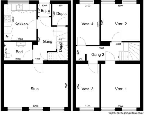 4 værelses lejlighed i Tønder