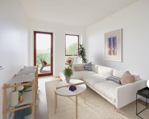 Eftertragtet 3-værelses i Viby med stor terrasse