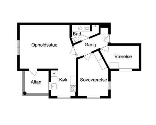3 værelses lejlighed i Århus C