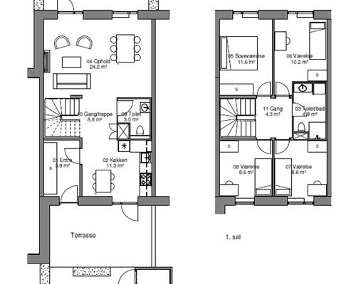 5 værelses lejlighed i Højbjerg