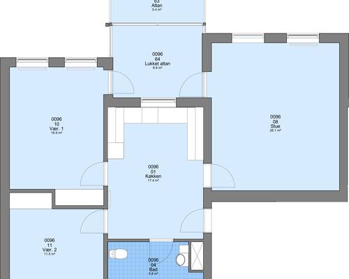 3 værelses lejlighed i Hanstholm