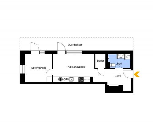 2 værelses lejlighed i Åbyhøj