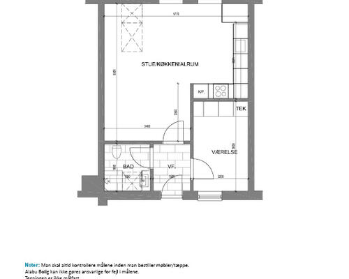 2 værelses lejlighed i Aalborg