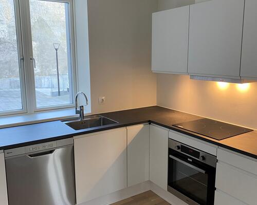 Flot nyopført midt i byen