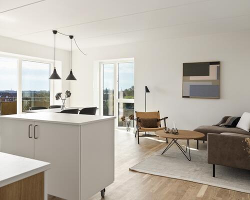 Nyopført 3 vær. lejebolig med central beliggenhed