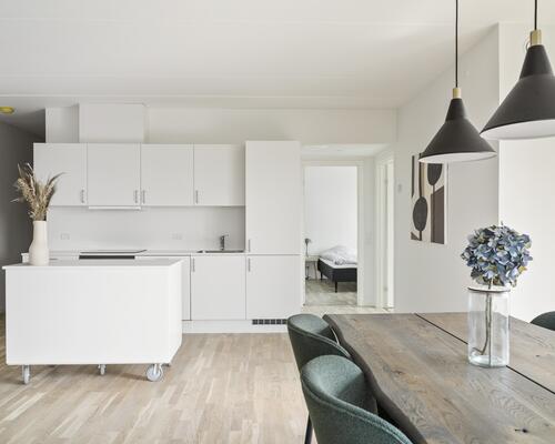 Nyopført 3 vær. lejebolig med central beliggenhed