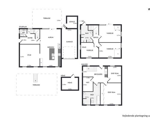 3 værelses hus i Viborg