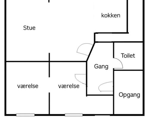 Lækker lys 3 værelses lejlighed på stille lukket vej centralt i Nyborg – 84 Kvm