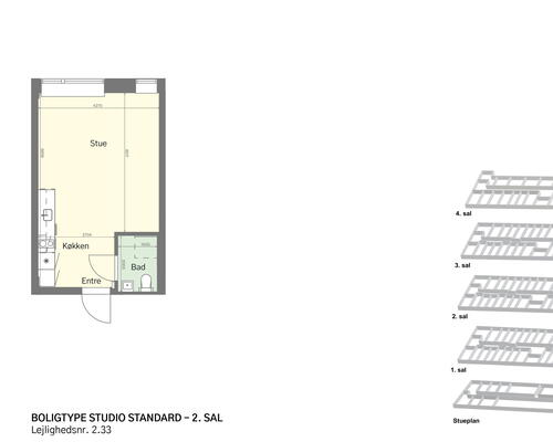 UNIKKE & RÅ STUDIOS PÅ AMAGERBRO MED FITNESS, TAGTERRASSE OG MEGET MERE!