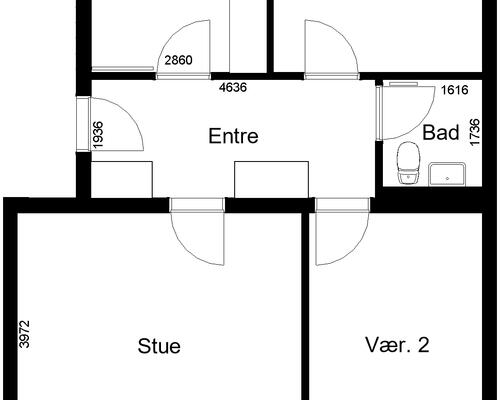 3 værelses lejlighed i Skive