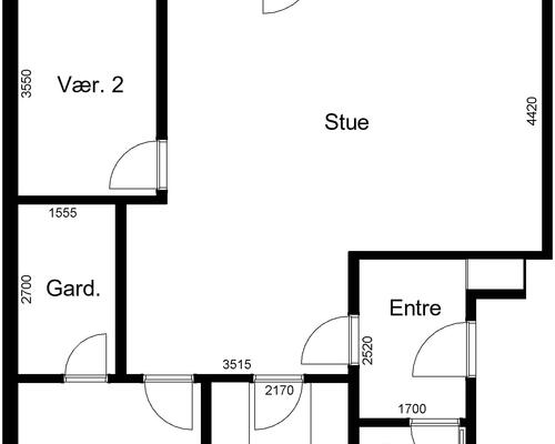 3 værelses lejlighed i Skive