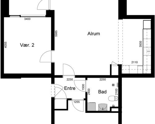 3 værelses lejlighed i Videbæk