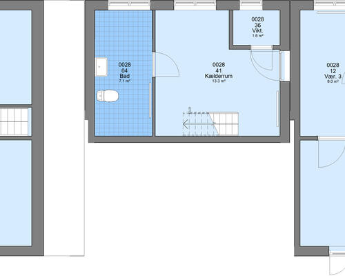 4 værelses lejlighed i Hundested