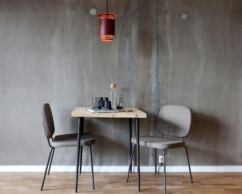 2 vær bolig i UN17 Lunden - et bofællesskab for dig over 40 år - Hyggelig stue og køkken-alrum i åben forbindelse