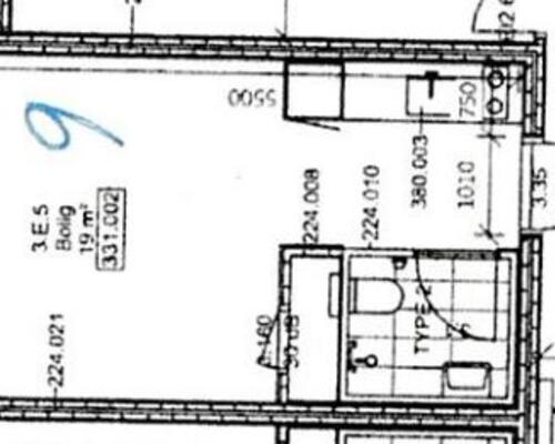 1 værelses lejlighed i Kongens Lyngby
