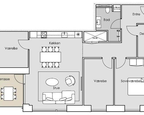 4 værelses lejlighed i Silkeborg