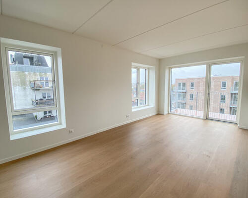 Nyopført 2-værelses penthouse lejlighed med stor tagterrasse