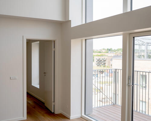 Moderne 3 værelses lejlighed med fjordudsigt i Nørresundby