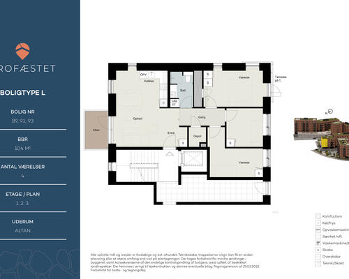 4 værelses lejlighed i Viborg