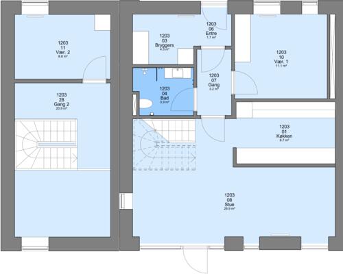 3 værelses lejlighed i Ringkøbing