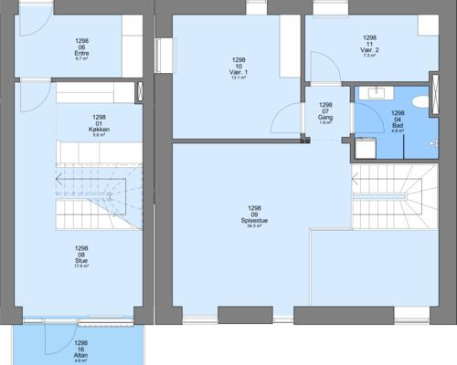 3 værelses lejlighed i Ringkøbing