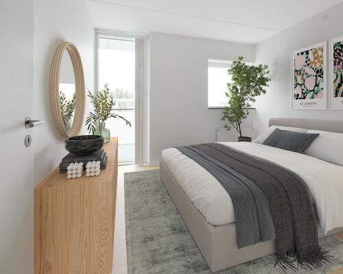 Delevenlig 3-værelses med stor altan og tæt på Aarhus C