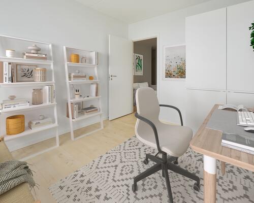 Delevenlig 3-værelses med stor altan og tæt på Aarhus C