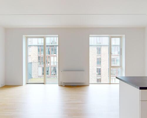 Moderne og lys 3-værelses lejlighed på teglholmen